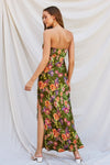 Art Of Bloom Strapless Maxi Dress