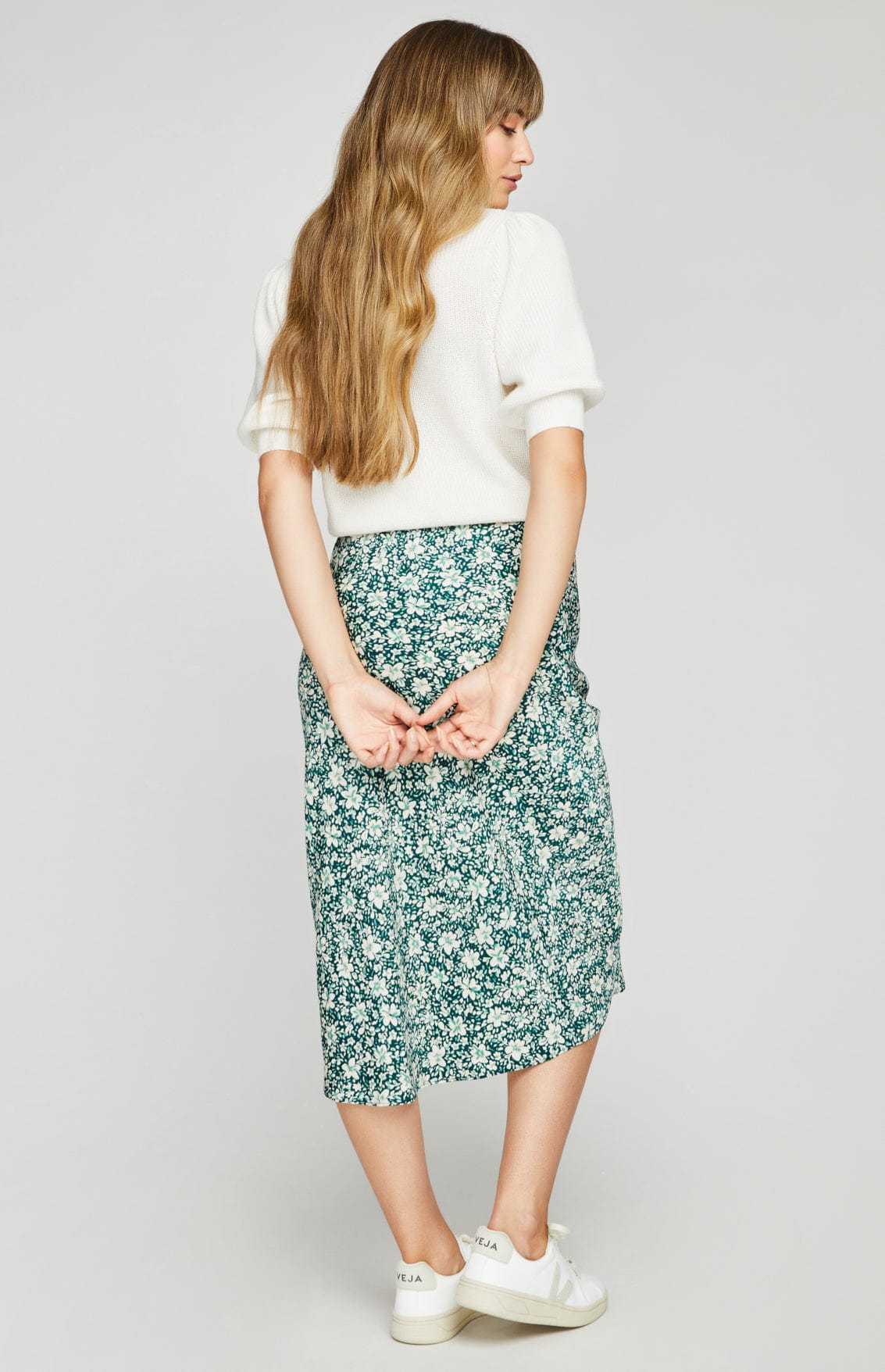 Gentle Fawn Florentine Skirt Palm Ditsy Green