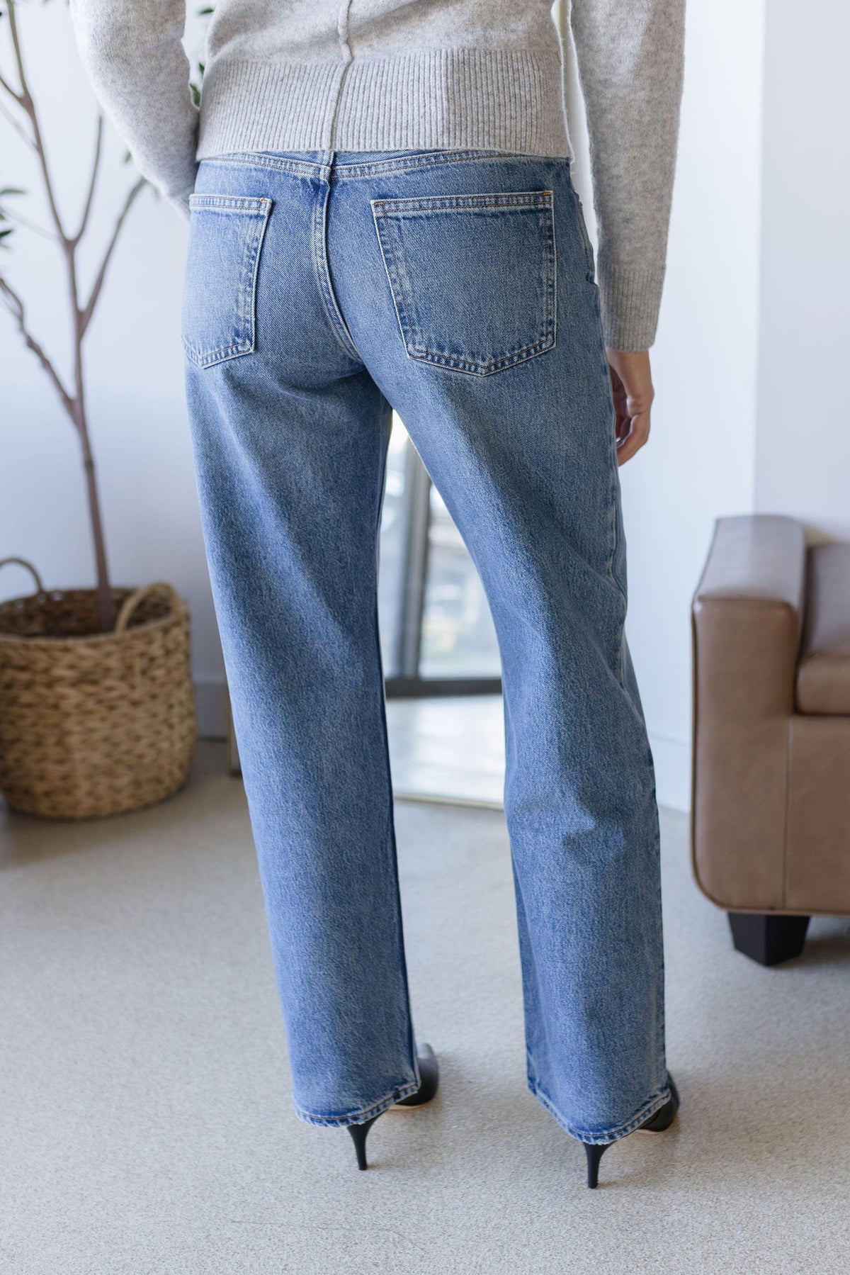 AGOLDE Low Rise Loose Jean 32" Liberty