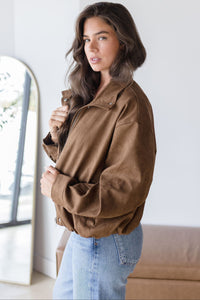 ASTR The Label Cooper Jacket Chestnut