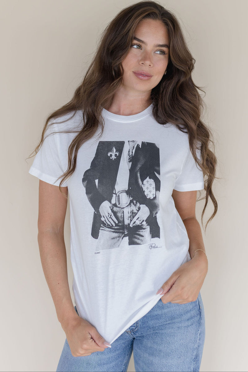 Cpress Studio Iconic Mushie Tee Worn White