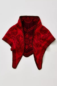 Carmen Knitted Triangle Bandana