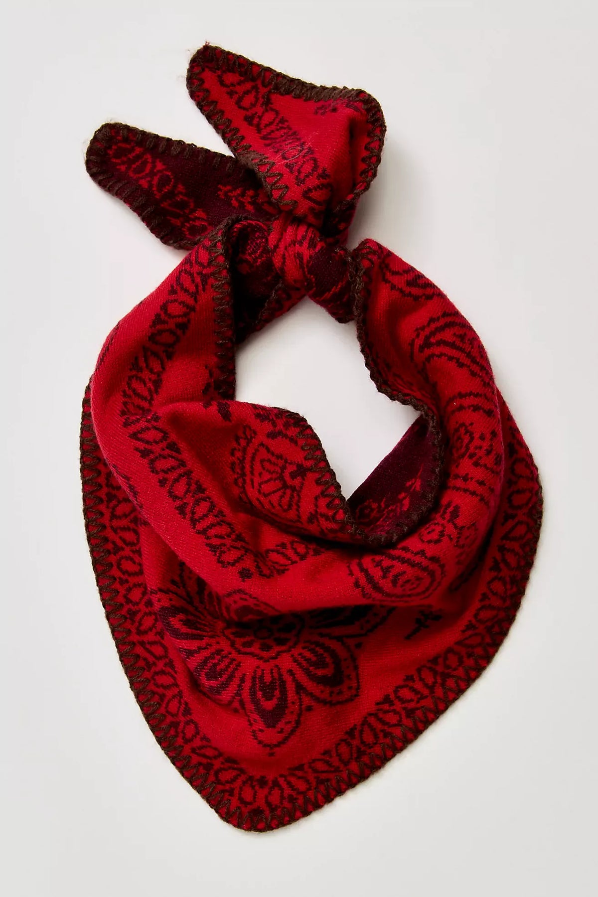 Carmen Knitted Triangle Bandana