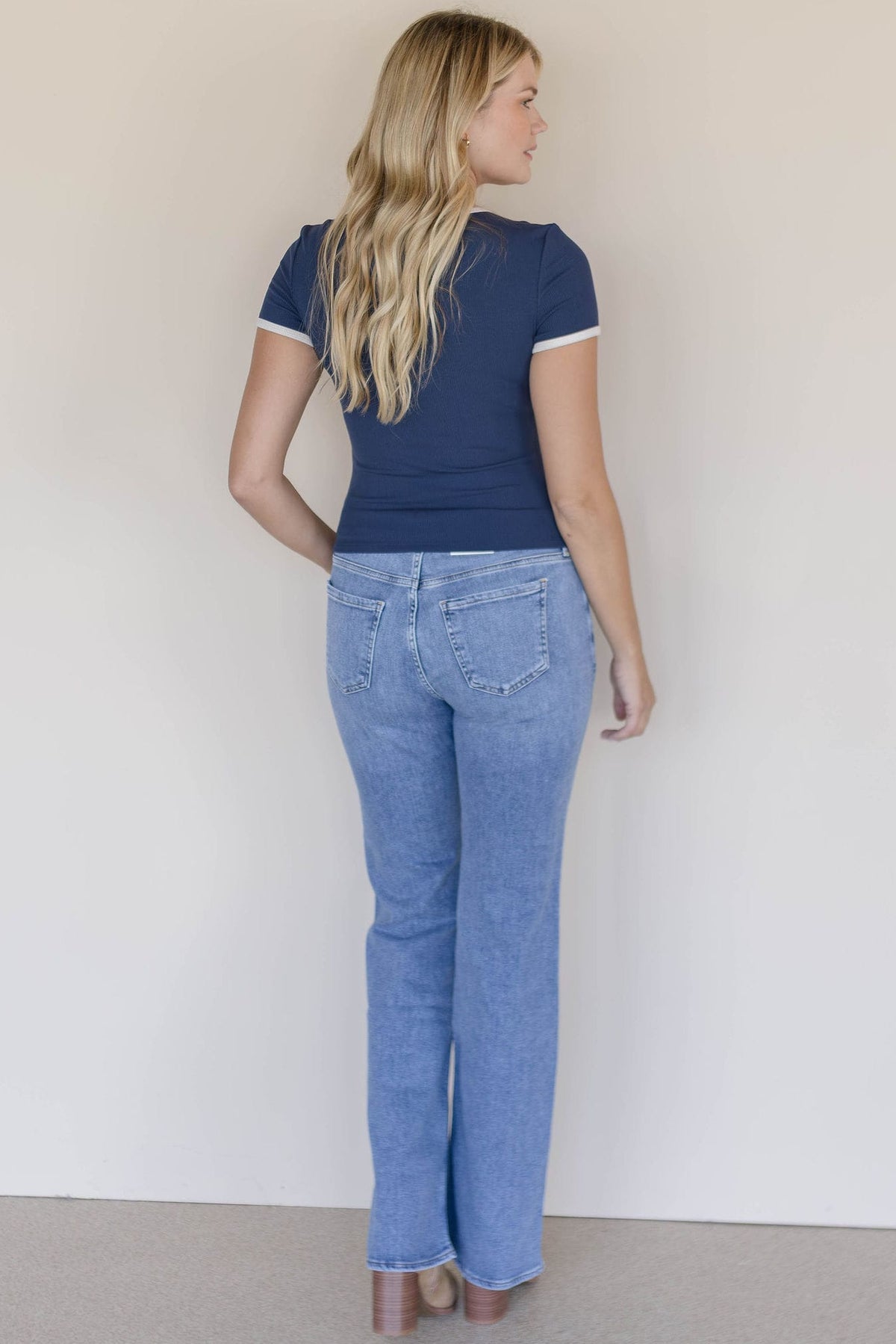 Gentle Fawn Dayna Tee Navy Ringer