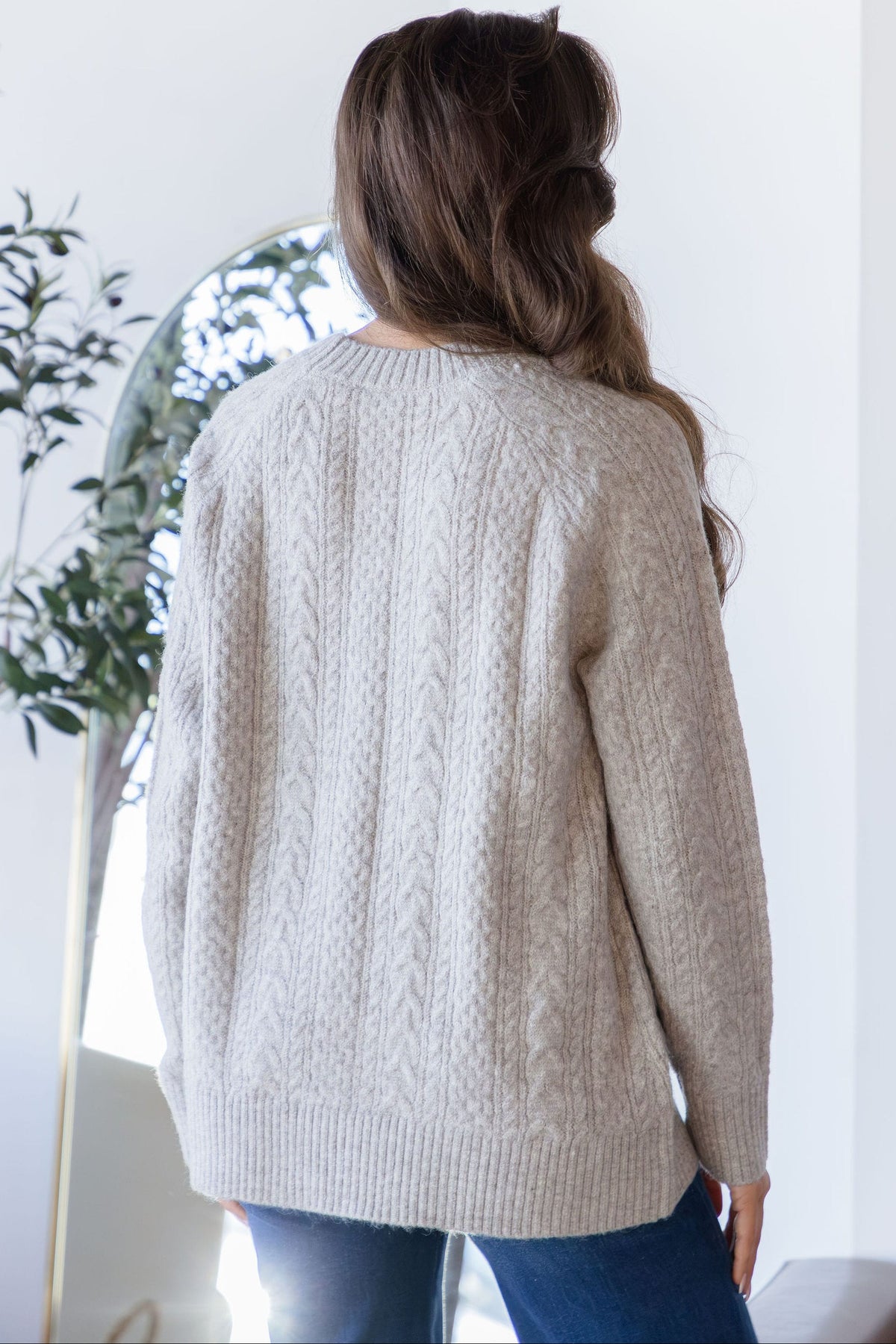 Gentle Fawn Lori Sweater Heather Pebble