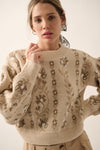 Gingersnap Crop Sweater by WREN The Label