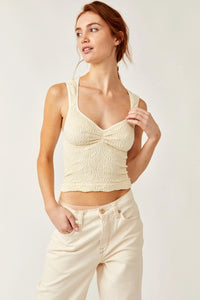 Ivory Love Letter Sweetheart Cami by Free People