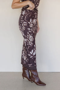 Line & Dot Sherilyn Skirt Brown Multi