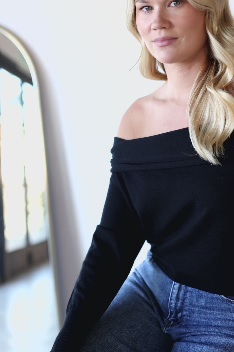 Ria Off The Shoulder Knitted Top