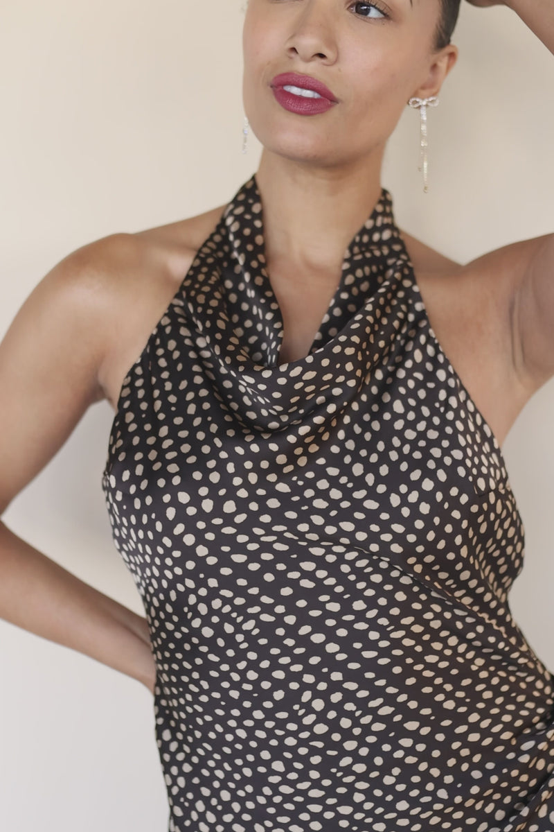 Mattie Halter Midi Dress Mattie Halter Midi Dress