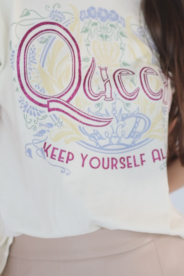 Queen Keep Yourself Alive Reverse GF Tee