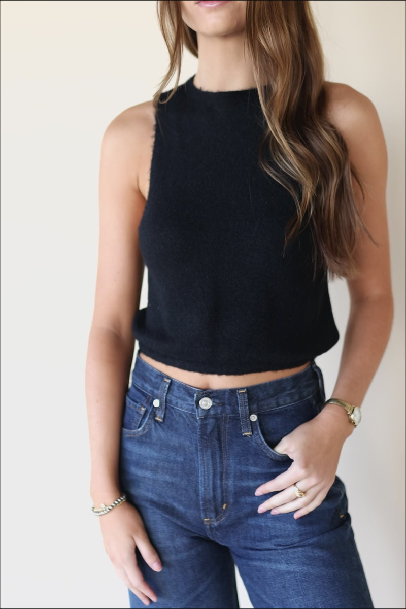 Warm Fluff Crop Top