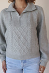 Georgie Half Zip Sweater