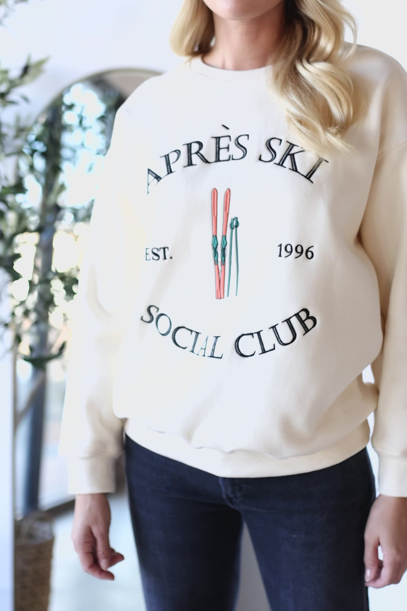 Apres Ski Club Fleece Sweatshirt