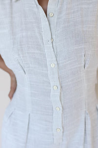 Irisa Cut Out Back Linen Jumpsuit Irisa Cut Out Back Linen Jumpsuit