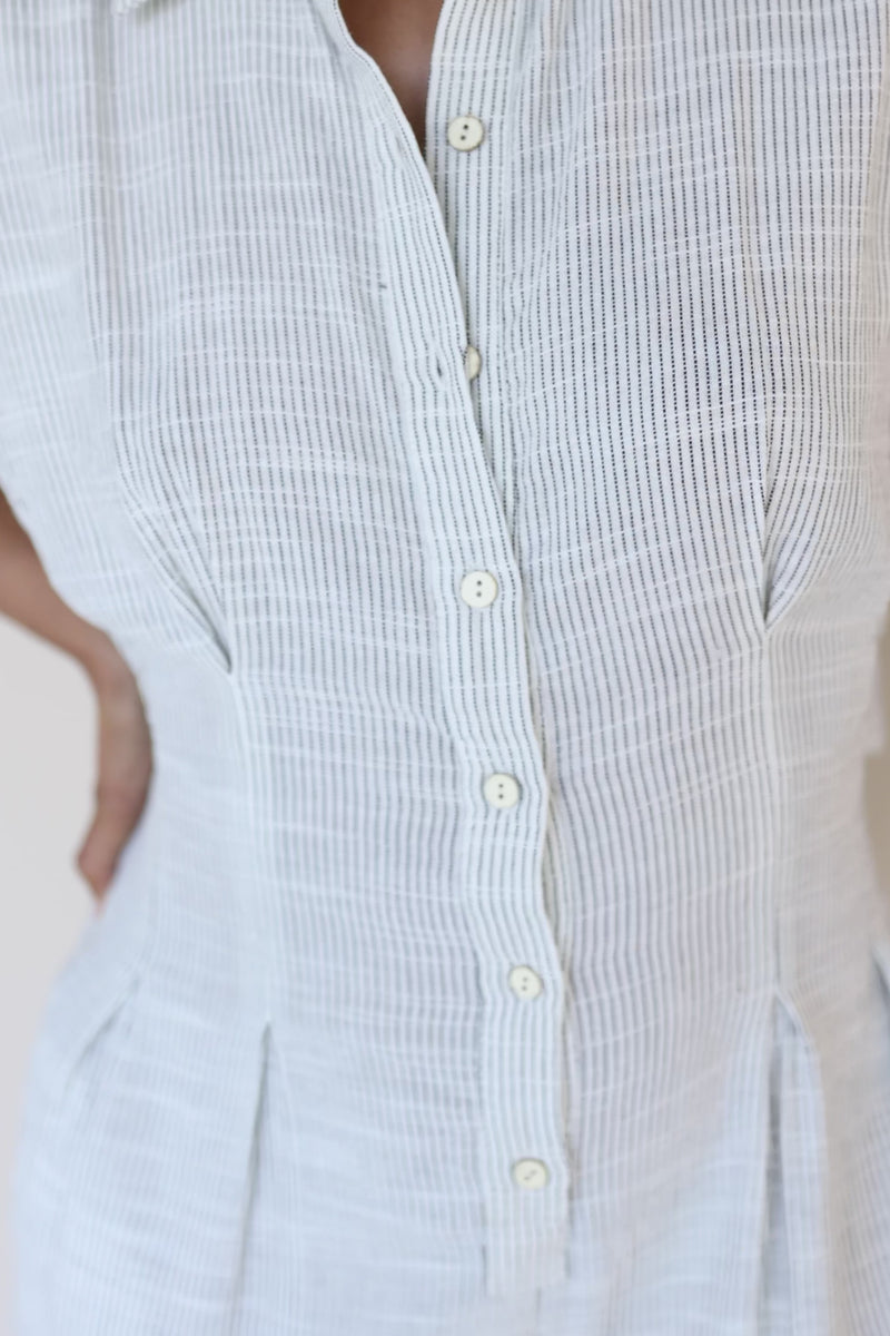 Irisa Cut Out Back Linen Jumpsuit Irisa Cut Out Back Linen Jumpsuit