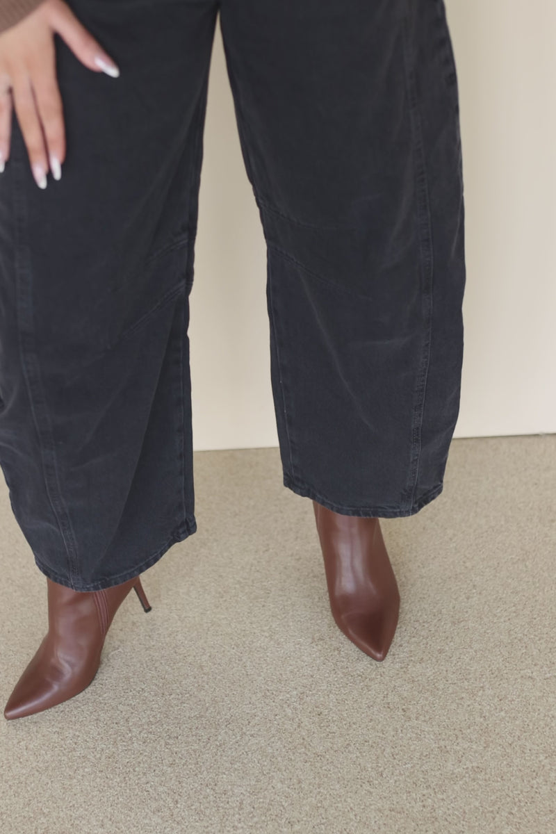 Good Luck Mid Rise Barrel Jeans Good Luck Mid Rise Barrel Jeans