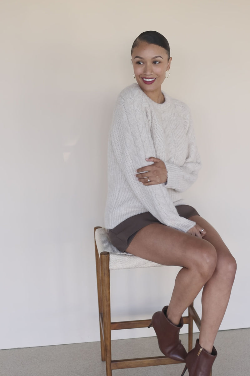 Taran Cable Knit Sweater Taran Cable Knit Sweater