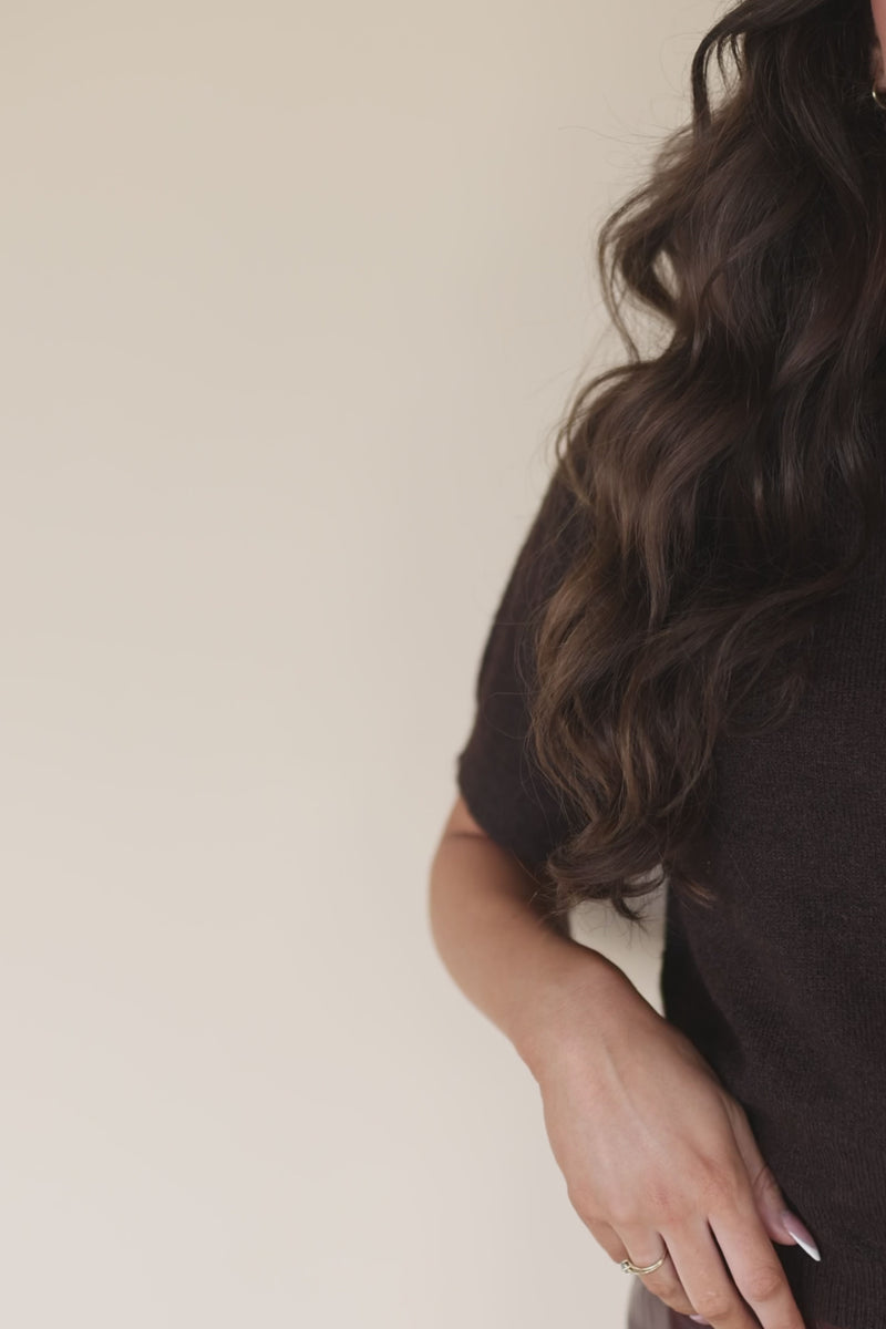 Lena Short Sleeve Knit Sweater Lena Short Sleeve Knit Sweater