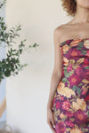 Art Of Bloom Strapless Maxi Dress