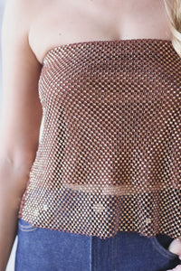 Koko Rhinestone Tube Top Koko Rhinestone Tube Top