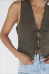 Joceyln Bow Tied Vest