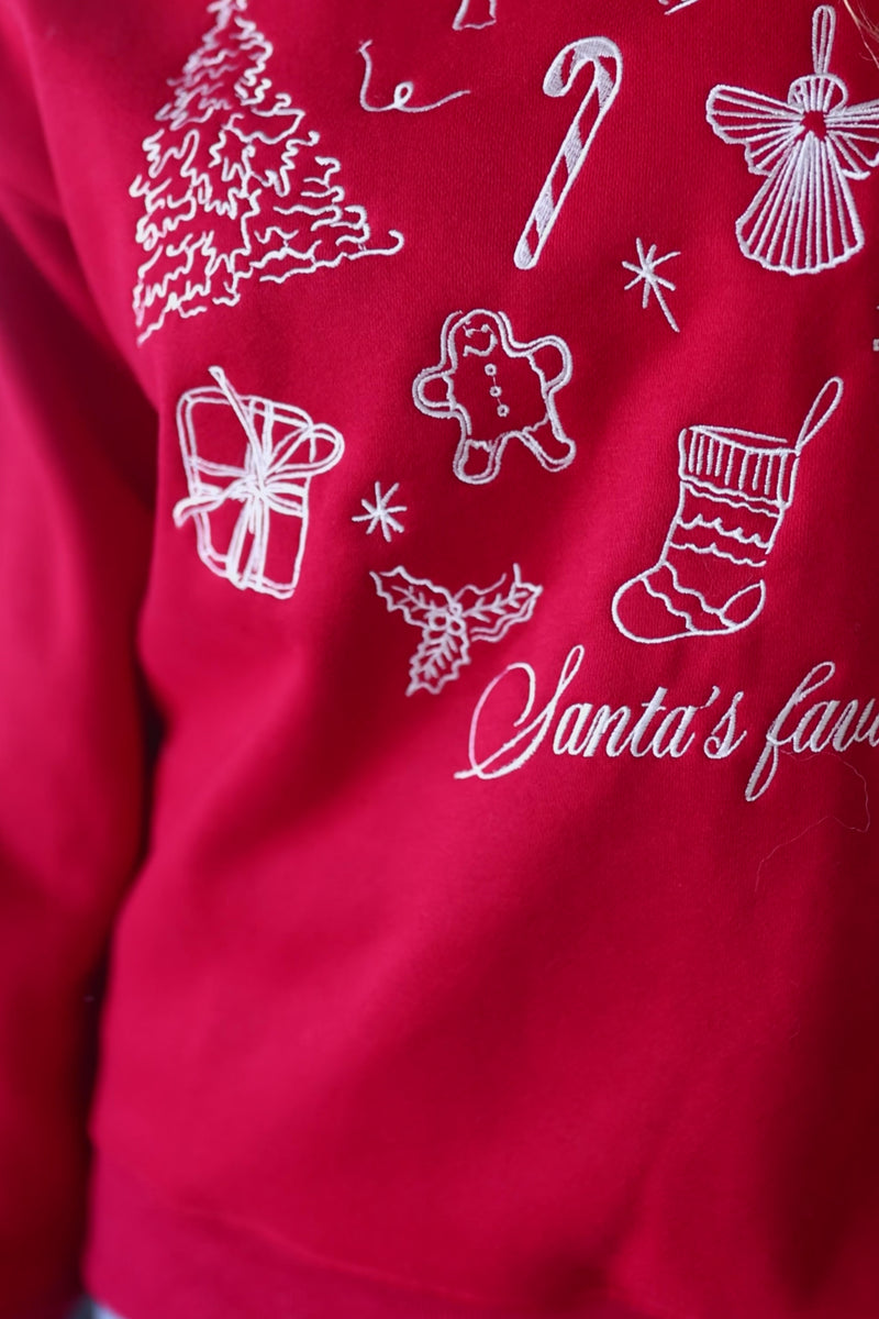 Santa's Favorite Crewneck Santa's Favorite Crewneck