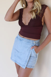 Wyatt Wrap Mini Skort Wyatt Wrap Mini Skort