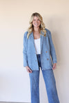 Vivian Oversized Denim Blazer