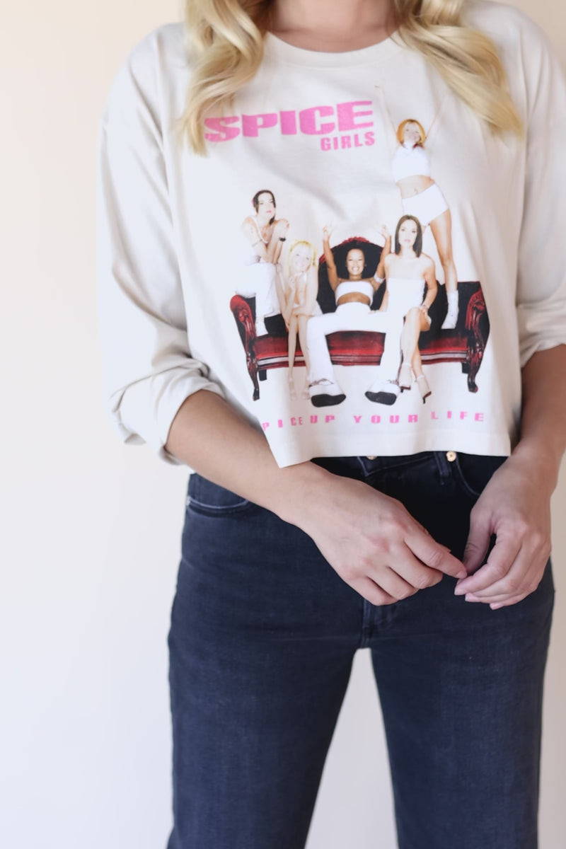 Spice Girls Spice Up Your Life Crop LS Merch