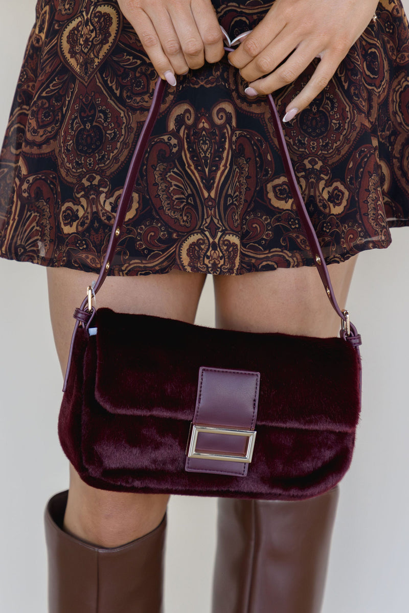 Sable Fur Baguette Cherry Mocha