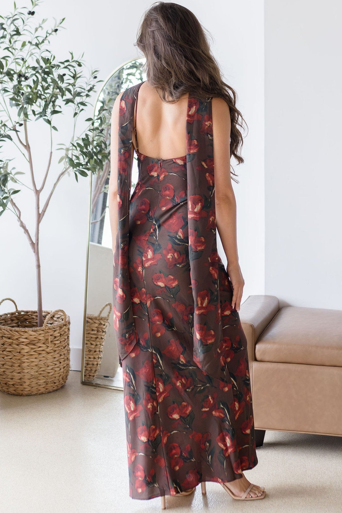 Sofie the Label Magdalena Dress Brown Floral