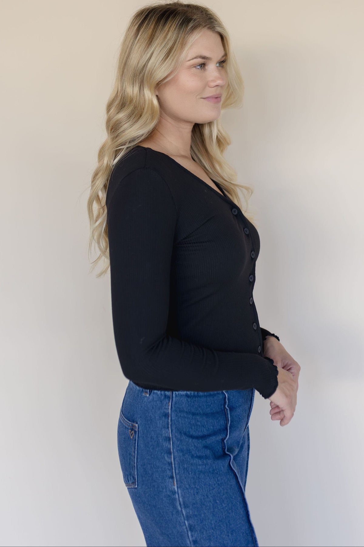 Velvet Heart Everlane Top Black