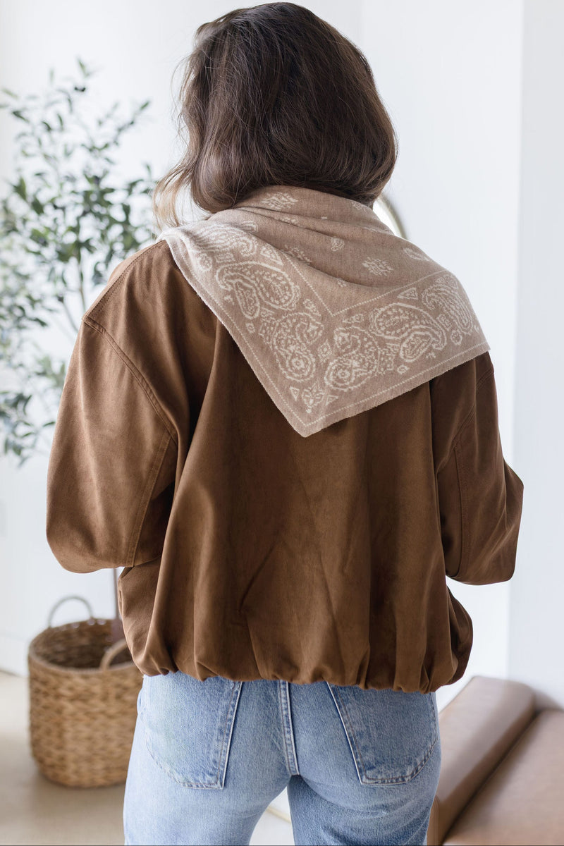 Wanderer Mini Triangle Scarf Khaki