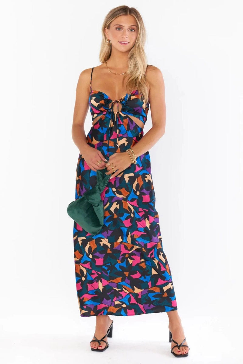 X-Small / Mosaic Magic Luxe Satin