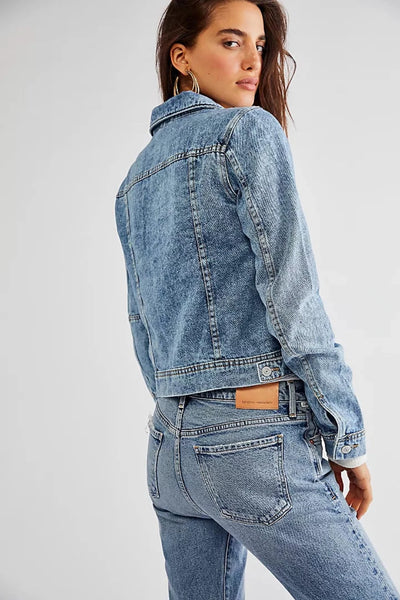 Free People Rumors Denim Jacket | Wild Dove Boutique | San